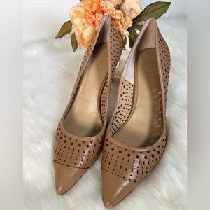 Ann Taylor Brown Leather Upper